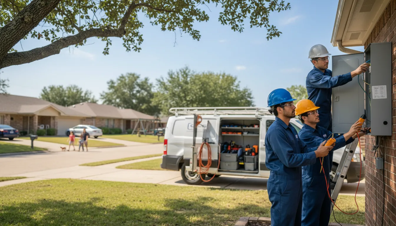 Certified electrician providing emergency electrical services in Willow, OK
